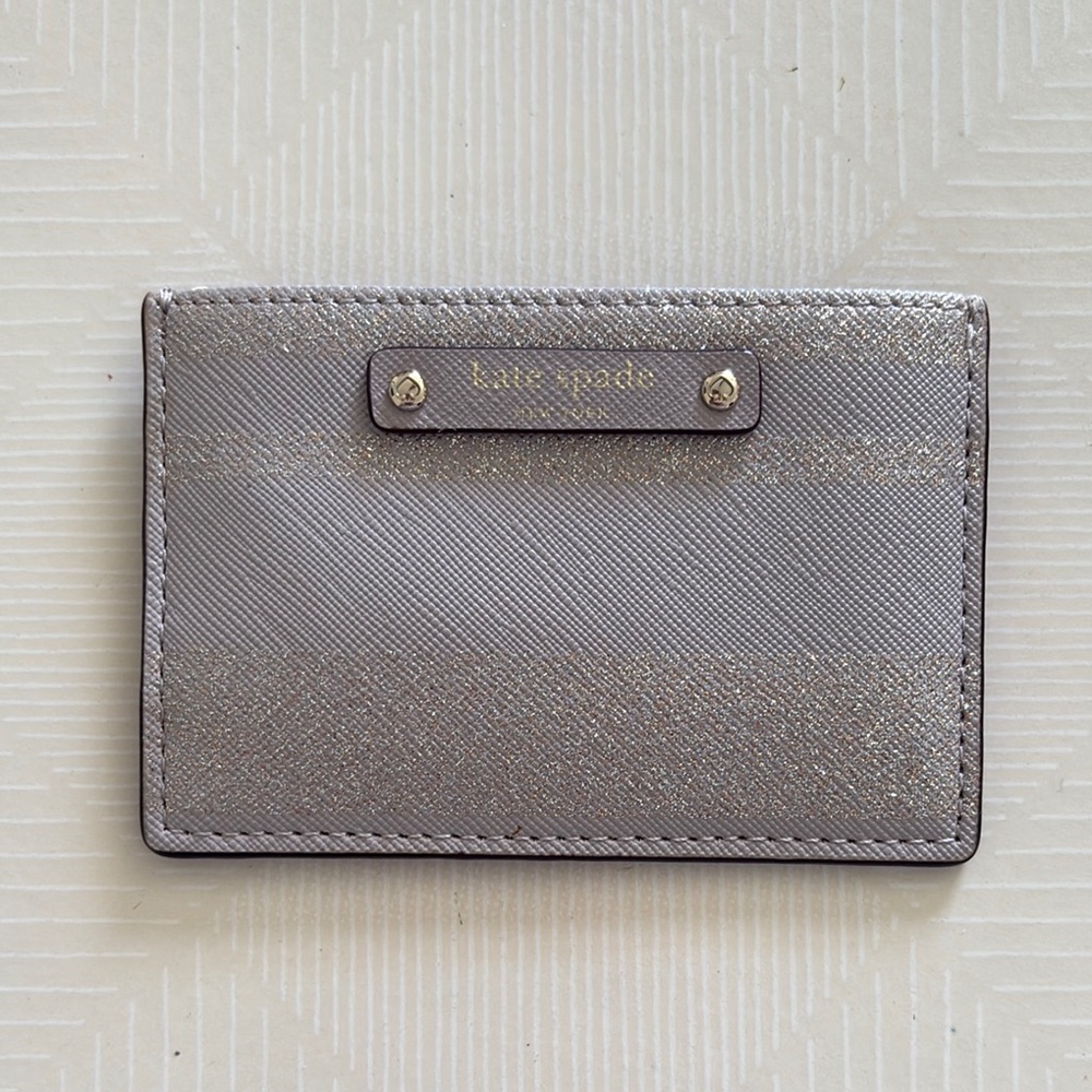 Kate Spade Silver Card Holder